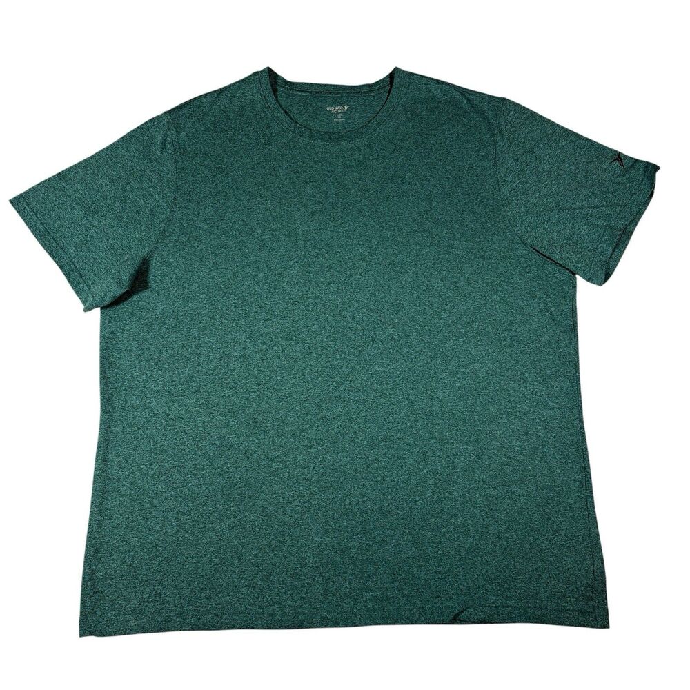 Old Navy Active Core T Shirt Men’s XXL Green Heather Go-Dry Performance Tee